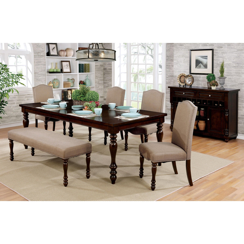 Furniture of America Hurdsfield Dining Table CM3133T IMAGE 5