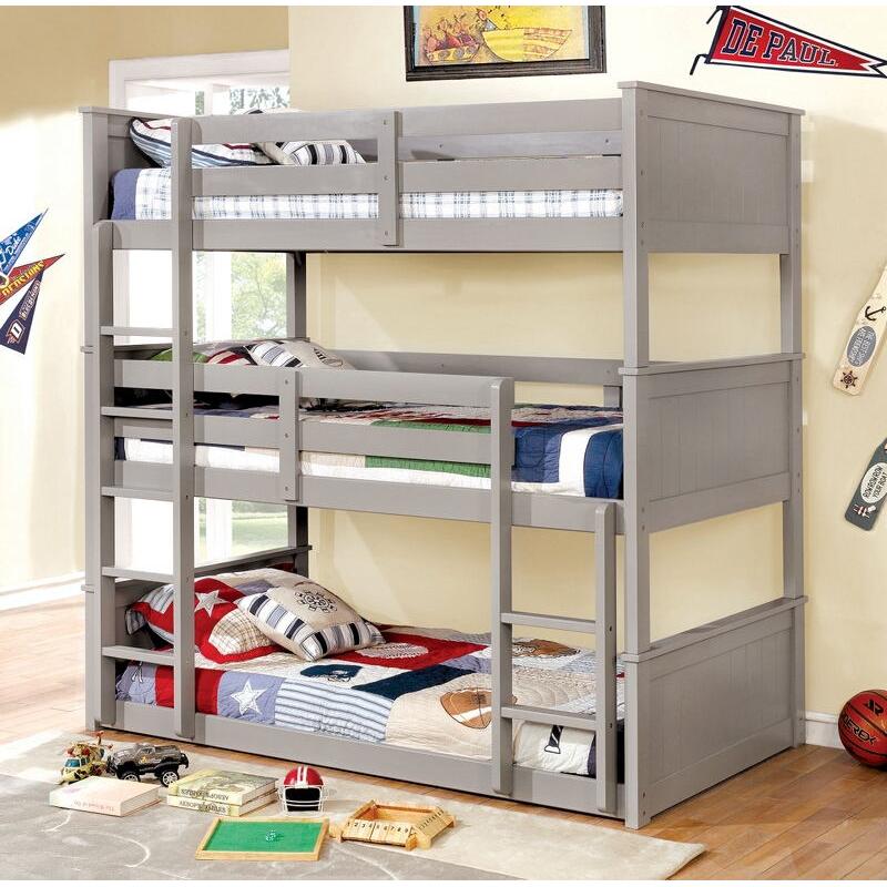 Furniture of America Kids Beds Bunk Bed CM-BK628GY-T-BED IMAGE 2