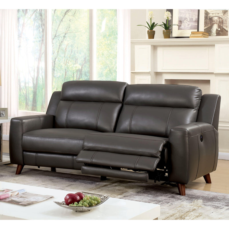 Furniture of America Rosalynn Reclining Leatherette Sofa CM6804-SF IMAGE 2