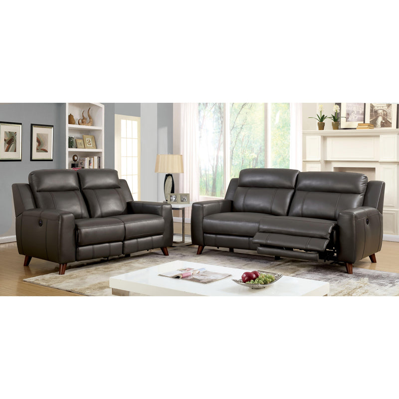 Furniture of America Rosalynn Reclining Leatherette Sofa CM6804-SF IMAGE 7