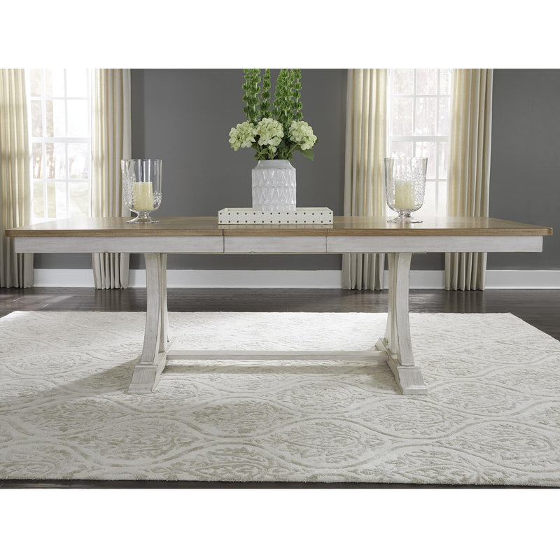  Liberty Furniture Industries Inc. Farmhouse Reimagined Counter Height Dining Table with Trestle Base 652-DR-TRS IMAGE 7