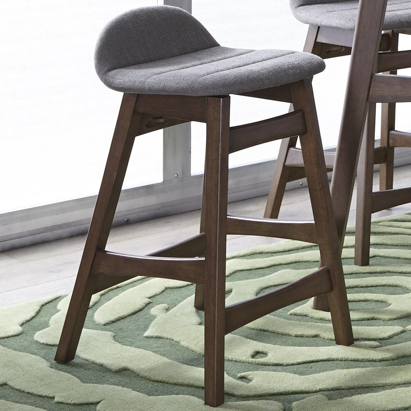  Liberty Furniture Industries Inc. Space Savers Pub Height Stool 198-B650124-GY IMAGE 1