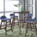  Liberty Furniture Industries Inc. Round Space Savers Counter Height Dining Table with Trestle Base 198-GT3636 IMAGE 7