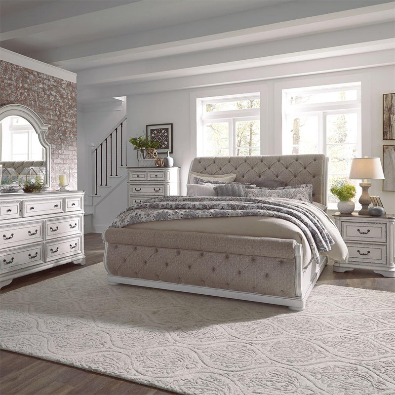  Liberty Furniture Industries Inc. Magnolia Manor Queen Upholstered Sleigh Bed 244-BR-QUSL IMAGE 9