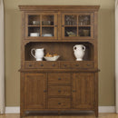  Liberty Furniture Industries Inc. Hearthstone Ridge Buffet & Hutch 382-DR-HB IMAGE 1
