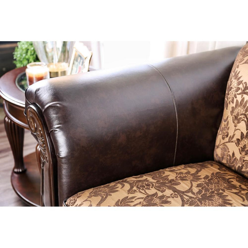 Furniture of America Quirino Stationary Leatherette Sofa SM6417-SF IMAGE 5