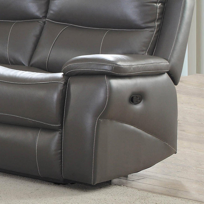 Furniture of America Lila Reclining Leather Look Sofa CM6540-SF IMAGE 3
