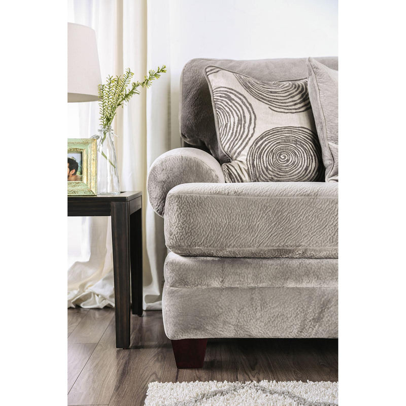 Furniture of America Bonaventura Stationary Fabric Sofa SM5142GY-SF IMAGE 3