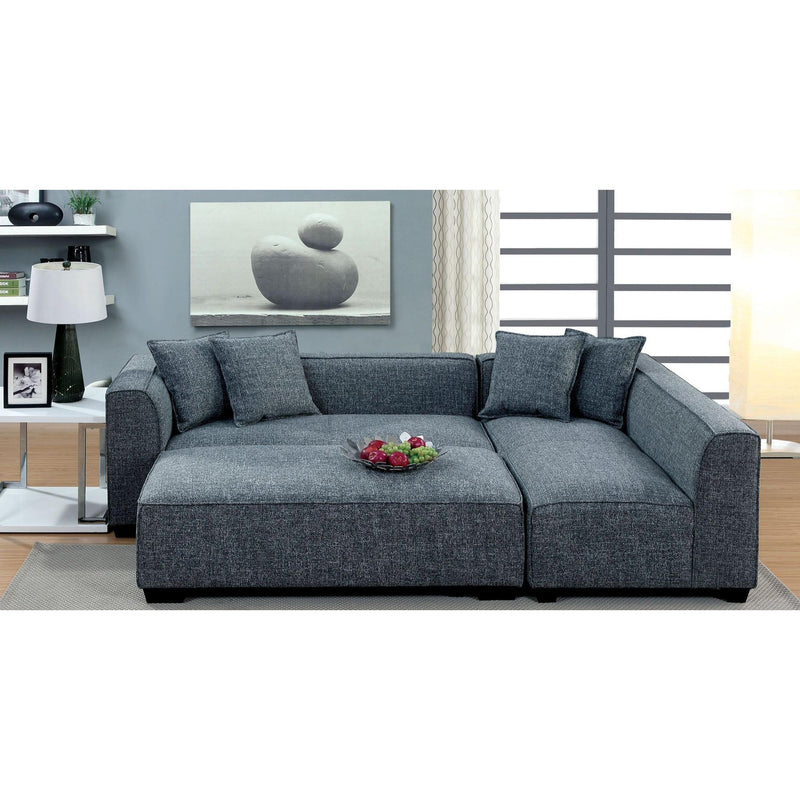 Furniture of America Jaylene Fabric 2 pc Sectional CM6120-SECTIONAL IMAGE 8