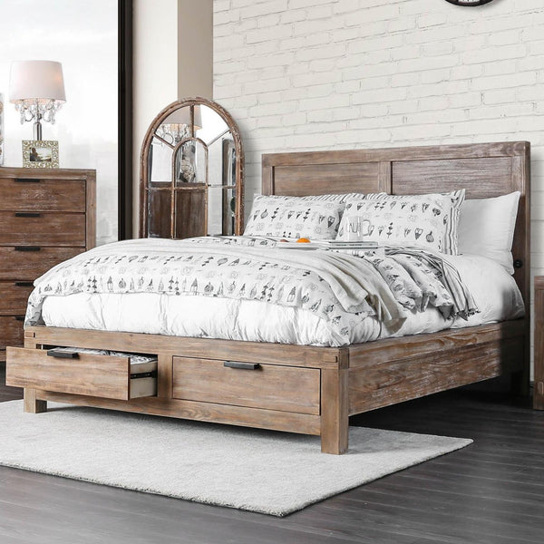 Furniture of America Wynton Queen Panel Bed with Storage CM7360Q-BED IMAGE 1