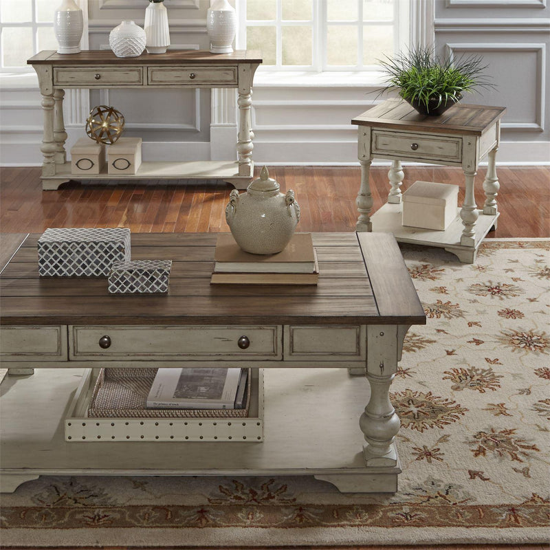  Liberty Furniture Industries Inc. Morgan Creek Occasional Table Set 498-OT-3PCS IMAGE 1