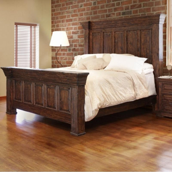 International Furniture Direct Terra California King Panel Bed IFD1020HDBD-EK/IFD1020FTBD-EK/IFD1020RAIL-MCK IMAGE 1