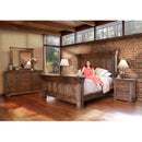 International Furniture Direct Terra California King Panel Bed IFD1020HDBD-EK/IFD1020FTBD-EK/IFD1020RAIL-MCK IMAGE 2