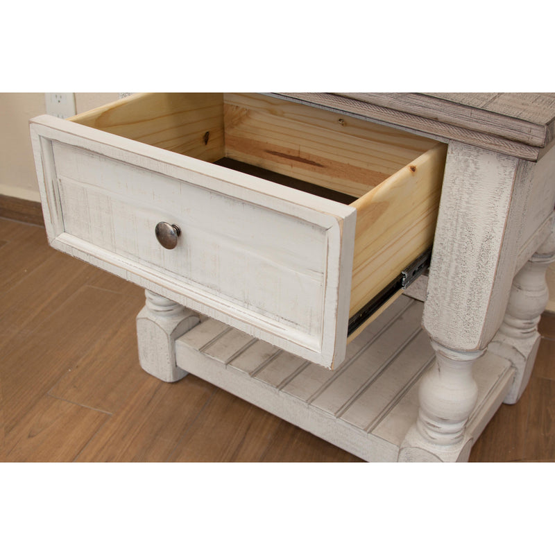 International Furniture Direct Stone 1-Drawer Nightstand IFD4690NTS IMAGE 2