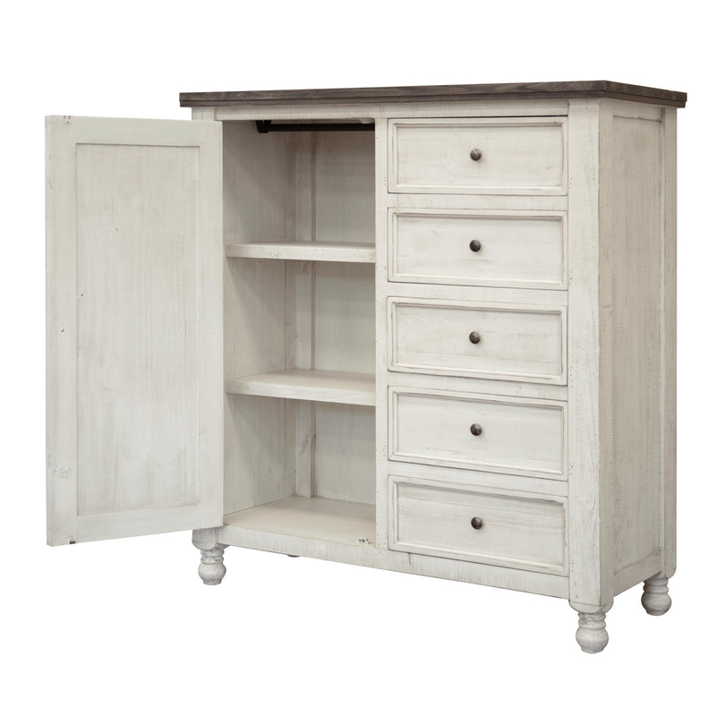 International Furniture Direct Stone 5-Drawer Chest IFD4691GMC IMAGE 2