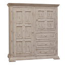 International Furniture Direct Terra White 3-Drawer Chest IFD1022GMC IMAGE 1
