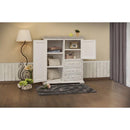 International Furniture Direct Terra White 3-Drawer Chest IFD1022GMC IMAGE 3