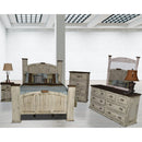 PFC Furniture Industries Mansion White 8-Drawer Dresser Mansion White Dresser IMAGE 3