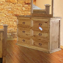 PFC Furniture Industries Honey Promo 6-Drawer Dresser Honey Promo Dresser IMAGE 1