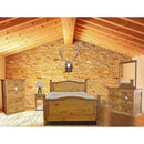 PFC Furniture Industries Honey Promo Queen Poster Bed Honey Promo Queen Bed IMAGE 2