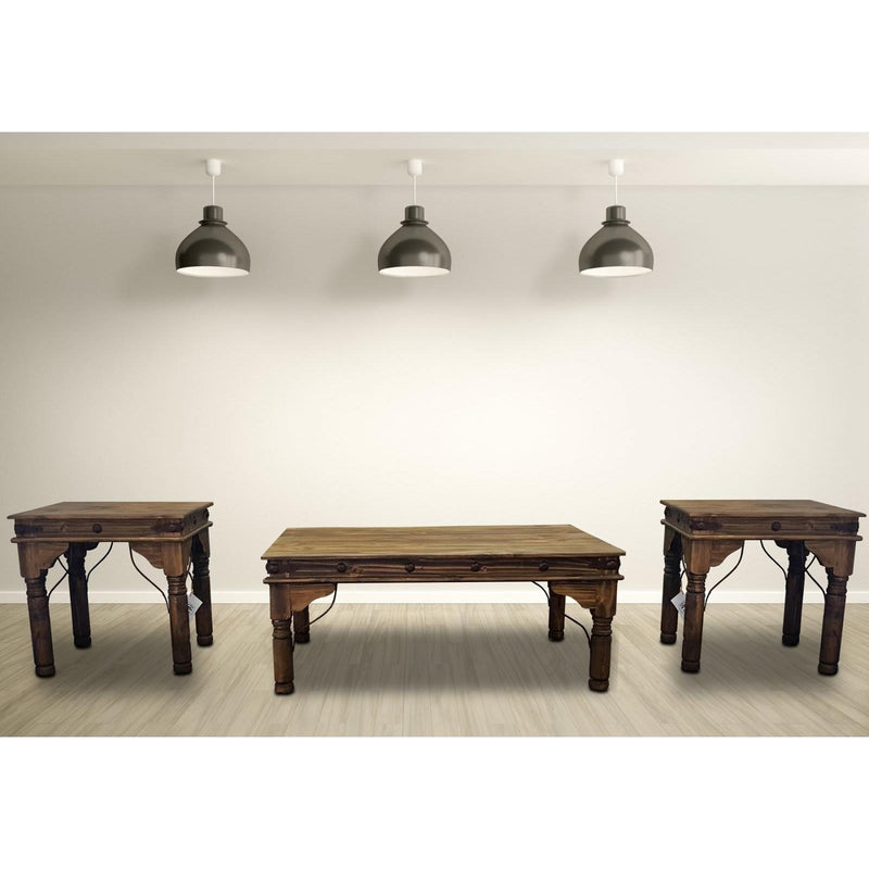 PFC Furniture Industries Antique Indian Coffee Table LA-CEN3 IMAGE 2