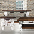 PFC Furniture Industries Antique White Sofa Table MO-CON9 IMAGE 1