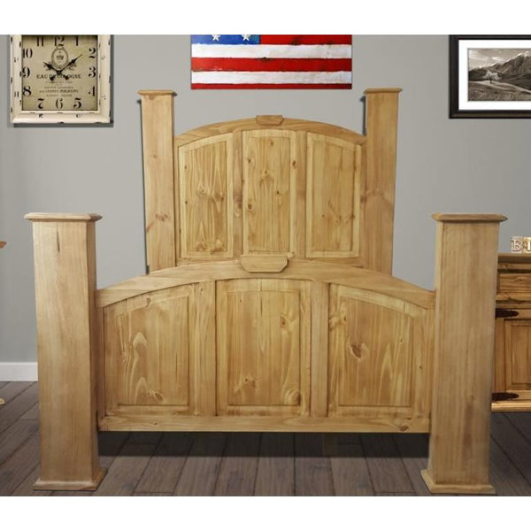 PFC Furniture Industries Mansion Honey King Poster Bed Mansion Honey King Bed IMAGE 1