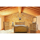 PFC Furniture Industries Honey Promo Full Poster Bed Honey Promo Full Bed with Star IMAGE 2