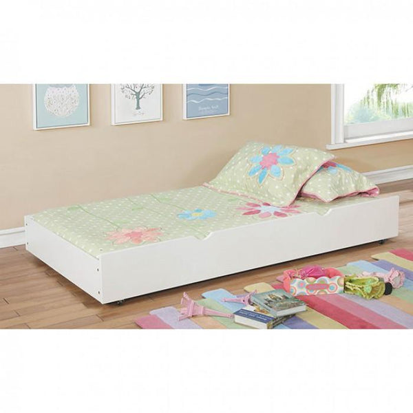 Furniture of America Kids Beds Trundle Bed CM-TR453-WH IMAGE 1