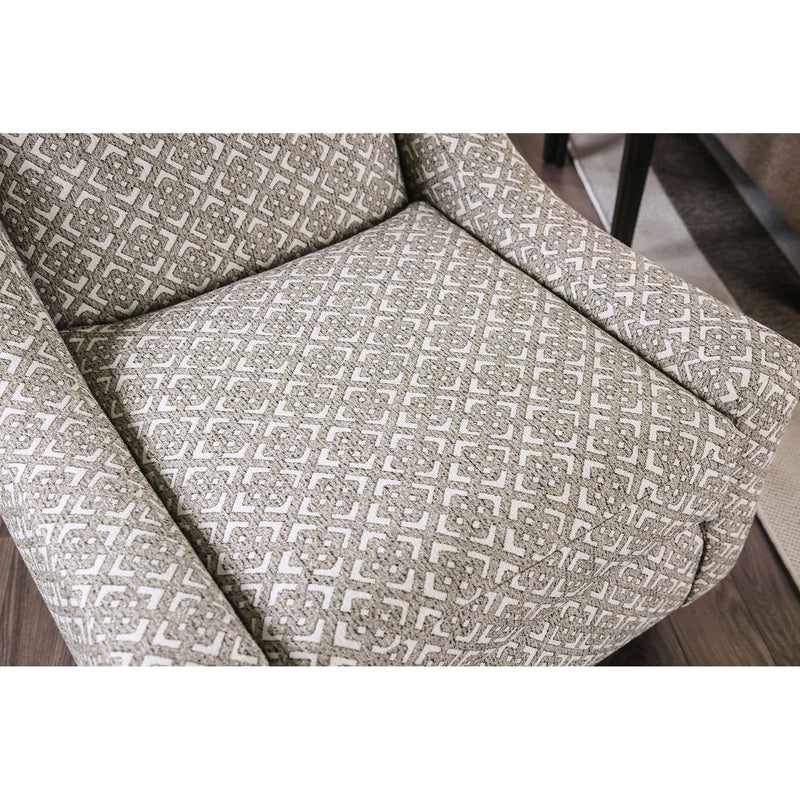 Furniture of America Dorset Stationary Fabric Accent Chair SM8564-CH-SQ IMAGE 3