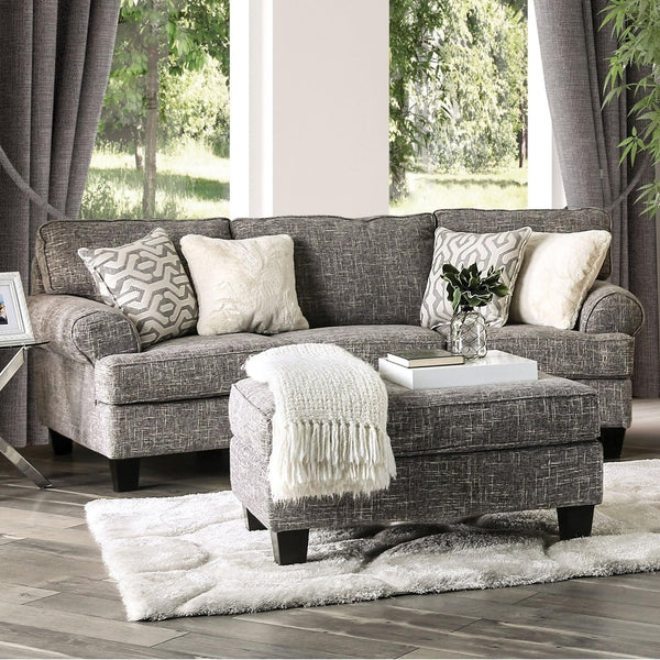 Furniture of America Pierpont Stationary Fabric Sofa SM8012-SF IMAGE 1