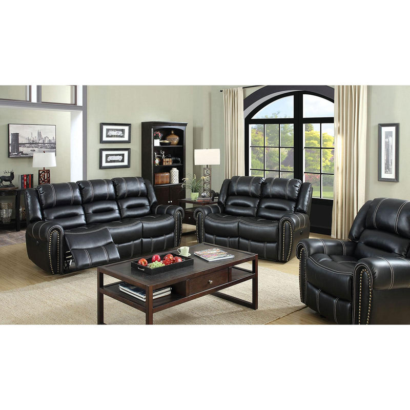 Furniture of America Frederick Reclining Leatherette Sofa CM6130SF IMAGE 4