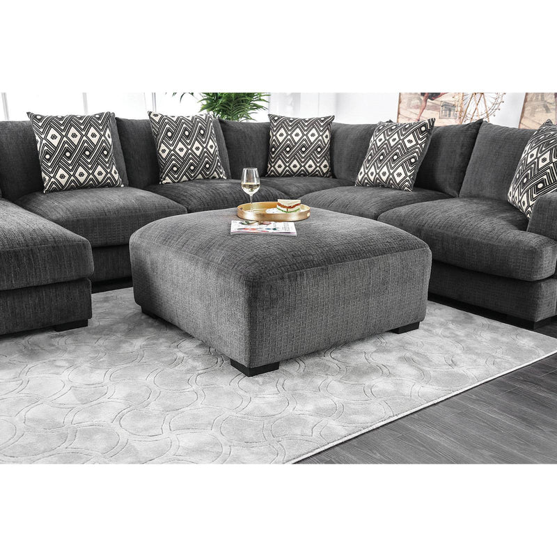 Furniture of America Kaylee Fabric Ottoman CM6587-OT IMAGE 2