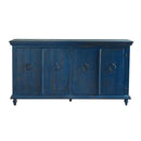 International Furniture Direct Accent Cabinets Cabinets IFD990CONS-BL IMAGE 1