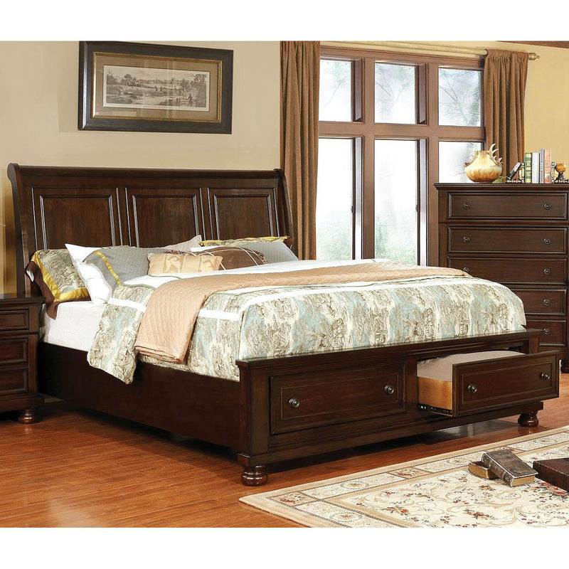 Furniture of America Castor Queen Platform Bed with Storage CM7590CH-Q-BED IMAGE 2