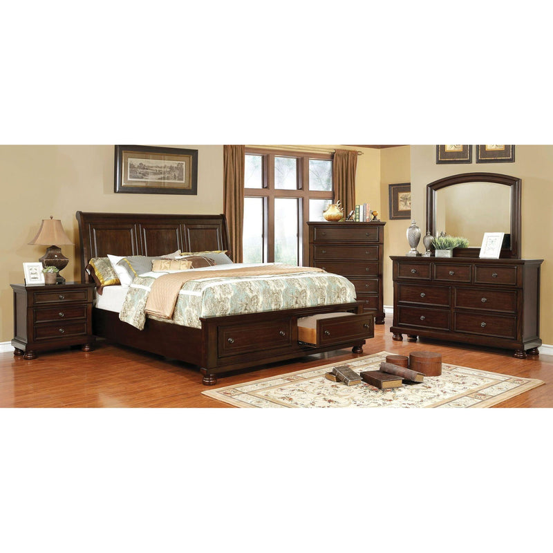 Furniture of America Castor Queen Platform Bed with Storage CM7590CH-Q-BED IMAGE 4