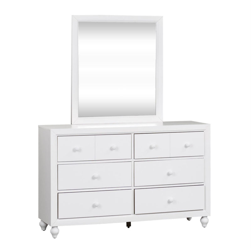  Liberty Furniture Industries Inc. Cottage View 6-Drawer Kids Dresser with Mirror 523-YBR-DM IMAGE 2