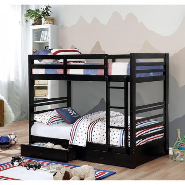 Furniture of America Kids Beds Bunk Bed CM-BK588T-BK-BED IMAGE 1