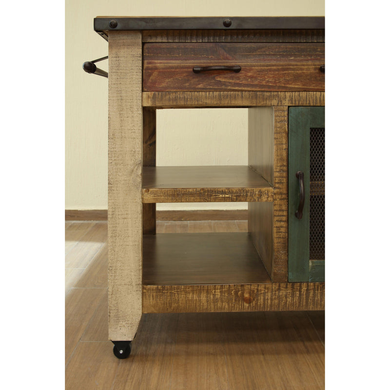 International Furniture Direct Kitchen Islands and Carts Islands IFD9671KSL IMAGE 4