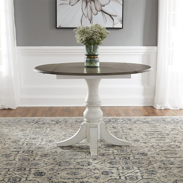  Liberty Furniture Industries Inc. Round Magnolia Manor Dining Table with Pedestal Base 244-T4444 IMAGE 1