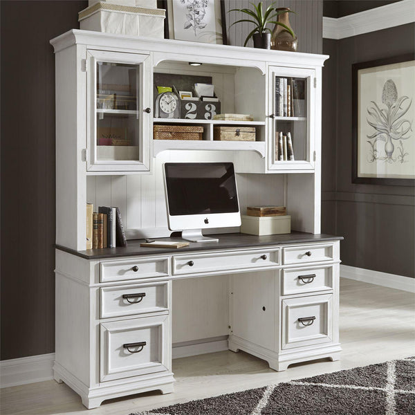  Liberty Furniture Industries Inc. Office Desks Desks With Hutch 417-HOJ-CHS IMAGE 1