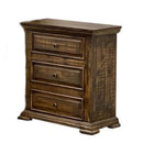 PFC Furniture Industries Lafitte-Rustic 3-Drawer Nightstand Lafitte-Rustic Nightstand IMAGE 1