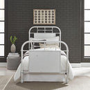  Liberty Furniture Industries Inc. Vintage 179-BR11HFR-AW Twin Metal Bed - Antique White IMAGE 7