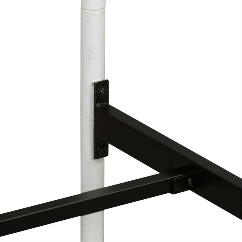  Liberty Furniture Industries Inc. Vintage 179-BR17HFR-AW Full Metal Bed - Antique White IMAGE 6