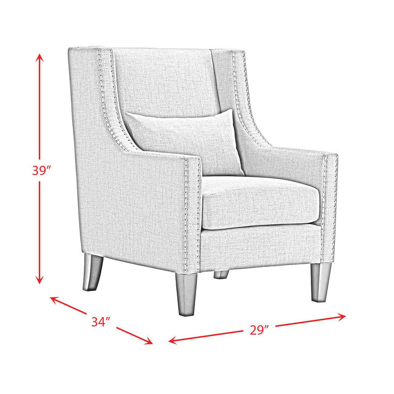 Elements International Whittier Stationary Fabric Accent Chair UWT3301100E IMAGE 12