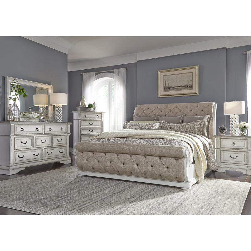  Liberty Furniture Industries Inc. Abbey Park 520-BR-CSL California King Upholstered Sleigh Bed IMAGE 9