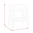 Elements International Fiesta Counter Height Stool LFS100CSTRD IMAGE 11