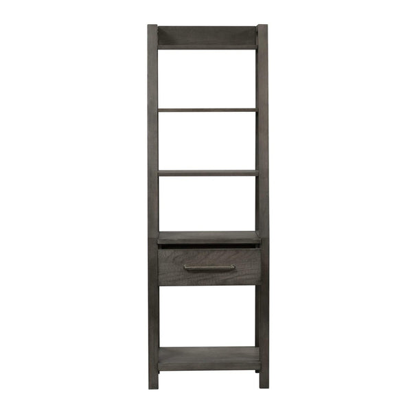  Liberty Furniture Industries Inc. Modern Farmhouse 406-HO201 Leaning Bookcase IMAGE 1