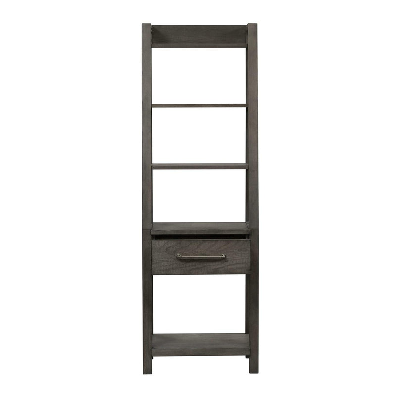 Liberty Furniture Industries Inc. Modern Farmhouse 406-HO201 Leaning Bookcase IMAGE 1