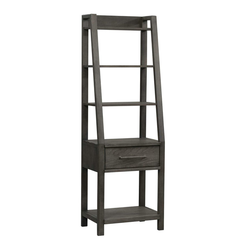  Liberty Furniture Industries Inc. Modern Farmhouse 406-HO201 Leaning Bookcase IMAGE 2